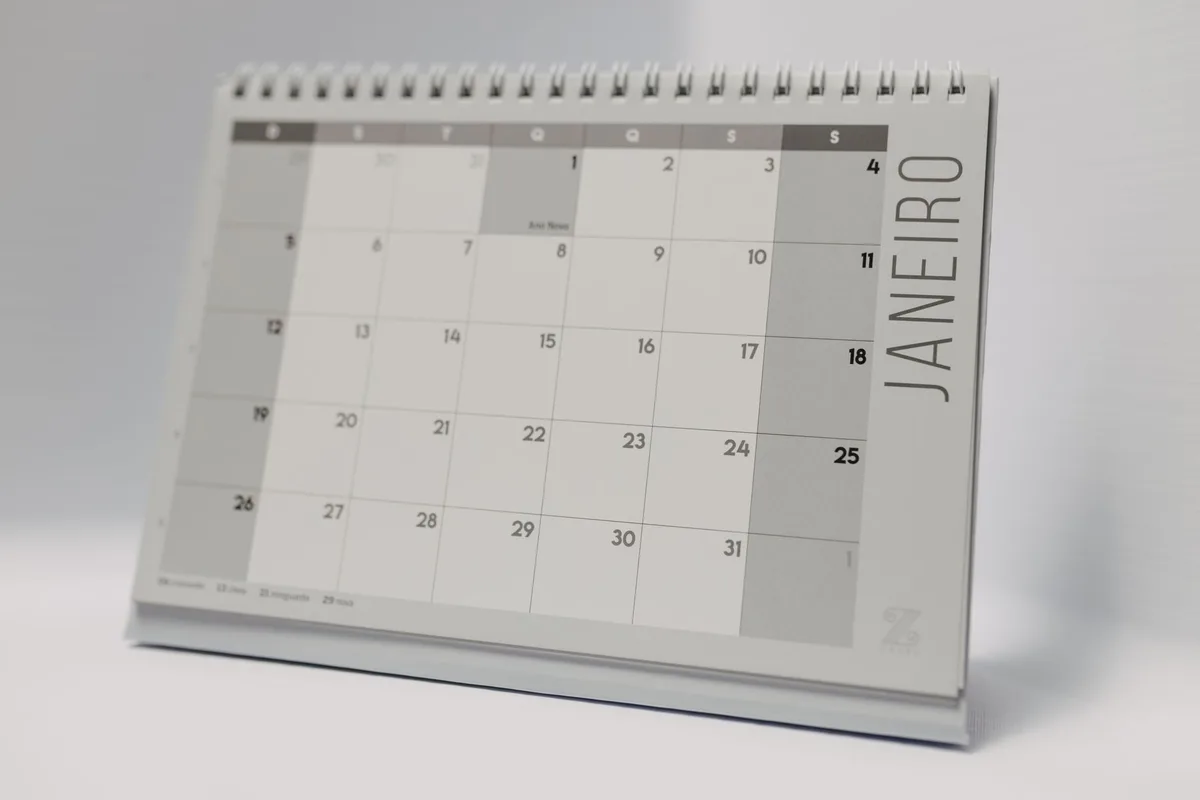 Calendrier avec échéances de paiement mensuels pour loyers commerciaux