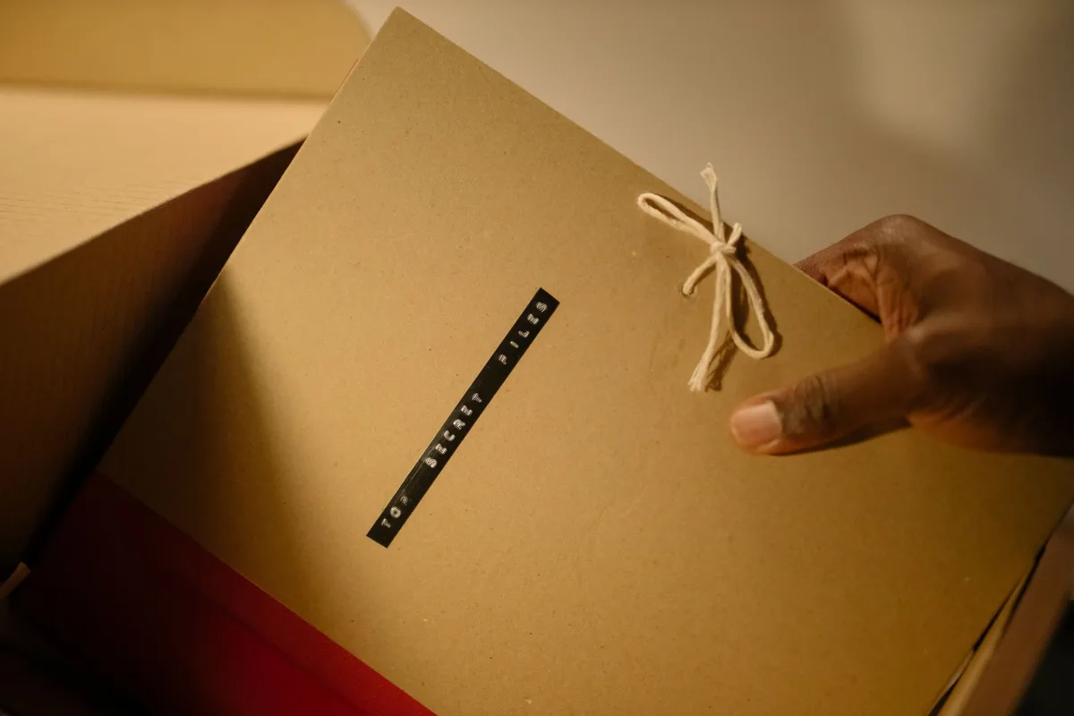 Documents professionnels sécurisés et protégés par des mesures de confidentialité