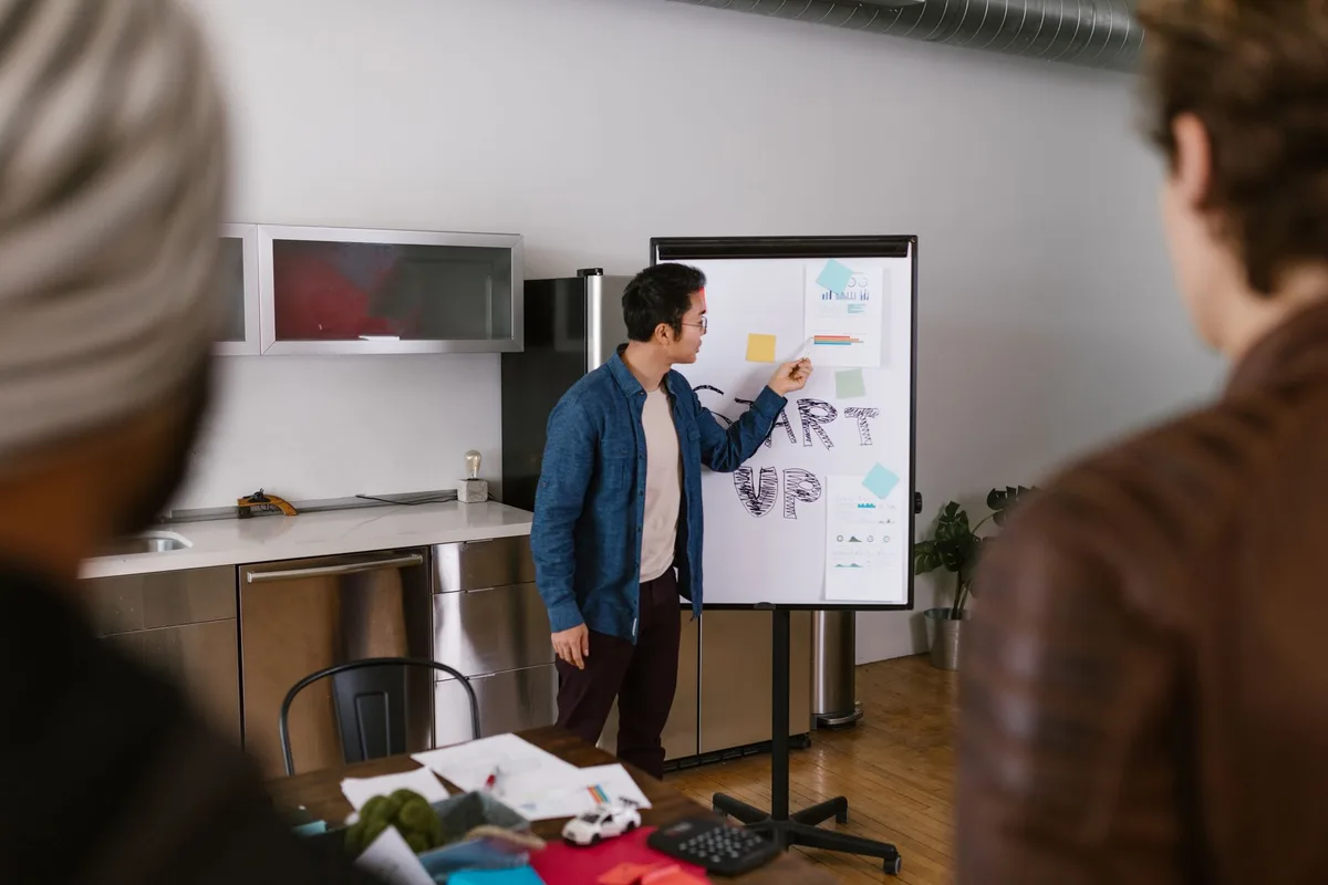 Diapositive de présentation synthétique pour candidature innovation