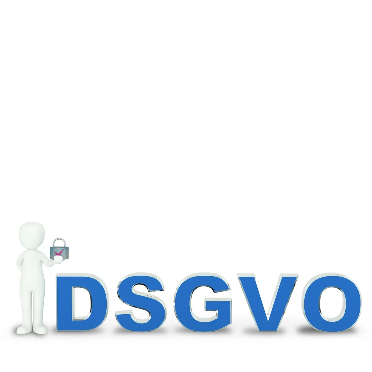 Symboles de protection des données et conformité RGPD sur écran informatique